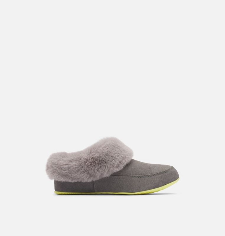 Womens Slippers Grey - Sorel Go™ - Coffee Run - 845-UIXMWD